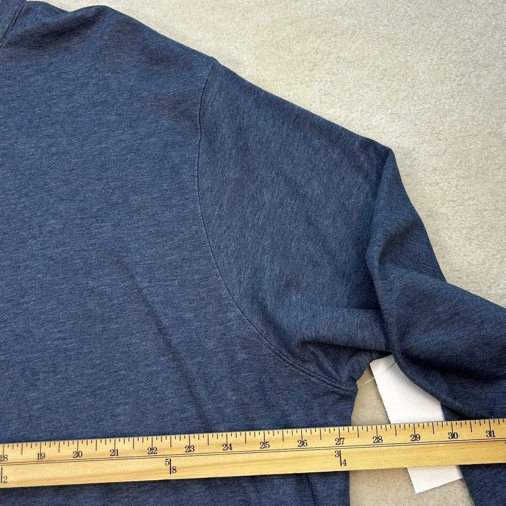 Johnnie-O Sully 1/4 Zip Pullover Sweater Men's XXL Double Knit Longsleeve Helios